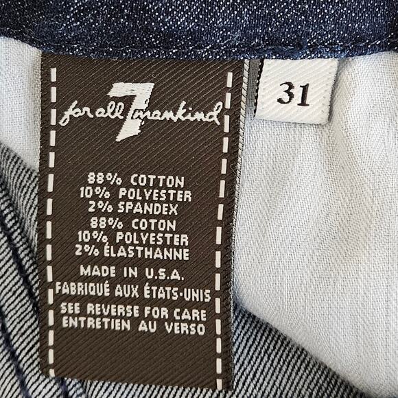 7 For All Mankind Lexi A Pocket Bootcut Denim Jeans | Women's 31 Petite - Picture 11 of 14